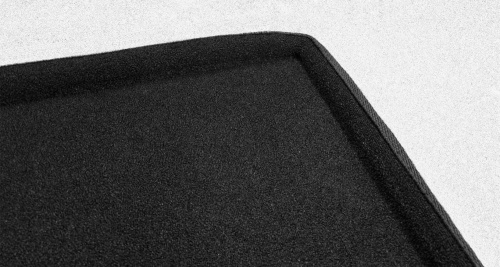 Коврик в багажник Haval F7 I 2019-2022, 3D ткань Euromat LUX, Черный, Арт. EMT3D001404