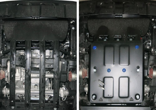 Защита картера двигателя Volkswagen Amarok I 2016-2023 рестайлинг Пикап V - 2.0d; 3.0d Арт. 111.05851.1