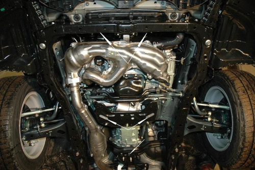 Защита картера двигателя и КПП Subaru Legacy V (B14) 2009-2012 Универсал V-2,0 MT Арт. 22.1999