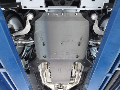 Защита картера двигателя и КПП Range Rover Velar  I (L560) 2017- V-2,0AT (2 части) Арт. ALF4404st