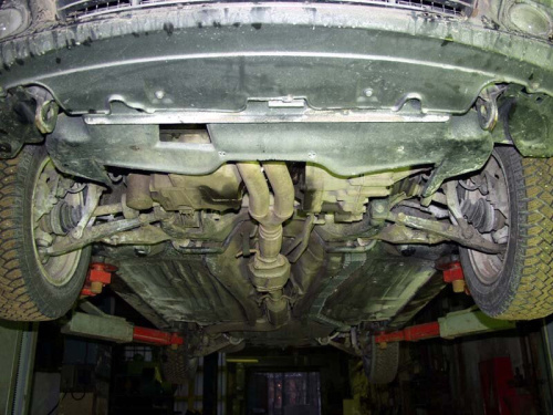 Защита картера двигателя и КПП Rover 400 II (HH-R) 1995-2000 Хэтчбэк 5 дв. V-1,4; 1,6; 2,0 Арт. 19.0381