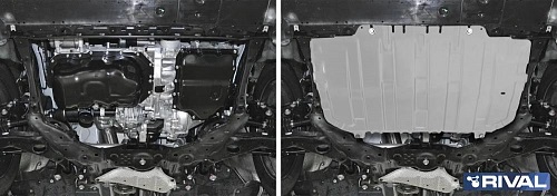 Защита картера двигателя и КПП Mazda CX-4 I 2019- рестайлинг Внедорожник 5 дв.  V - 2.0 Арт. 33338251