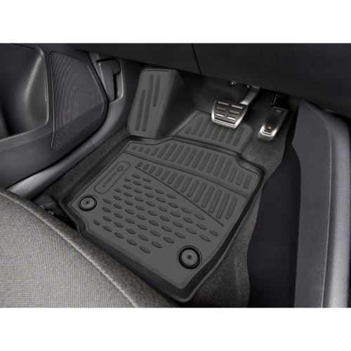 Коврики в салон Volkswagen Passat (B8) 2014-2020 Универсал, полиуретан 3D Element, Черный, Арт. CARVLK00001