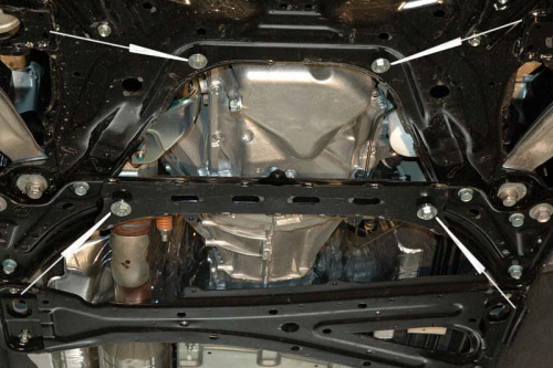 Защита картера двигателя и КПП Mazda MX-5 III (NC) 2005-2008 Кабриолет V-2,0 Арт. 12.1442
