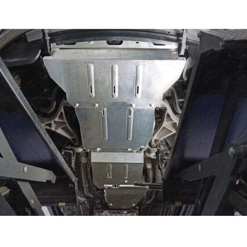Комплект защит Jeep Grand Cherokee IV (WK2) 2013-2023 Рестайлинг  Внедорожник 5 дв. (Защита: радиатора, картера, КПП, РК, топл.бака) Арт. ZKTCC00356K