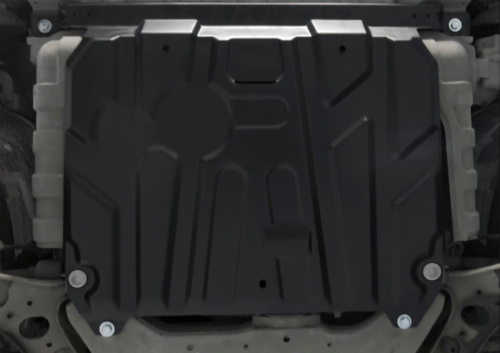 Защита картера двигателя и КПП Hyundai Solaris I 2010-2014 Седан Арт. AM.2343.1