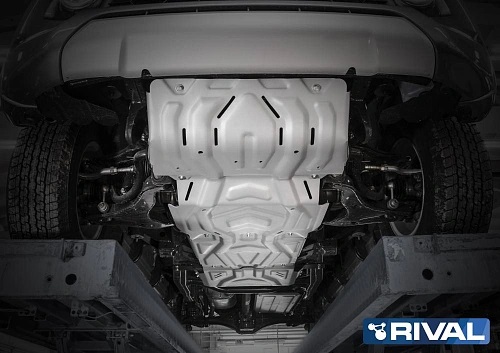 Комплект защит Fiat Fullback 2015-2020 V - 2.4d (защита картера, радиатора, КПП и РК) Арт. K33340463