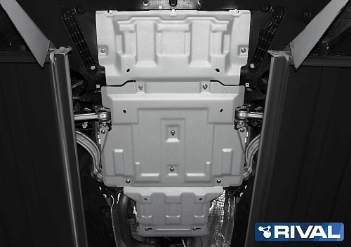Защита картера двигателя, КПП и РК Audi A7 II (4K) 2018- V - 3.0 (340 л.с.) Арт. K33303431