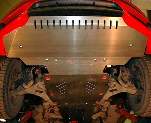 Защита картера двигателя Audi Q7 I (4L) 2005-2009 V-4,2 FSI (для комплекта S-line) Арт. 02.1069