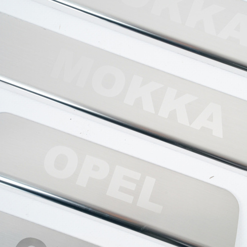 Opel Mokka 2012-2016 Накладки порогов СОЮЗ 96, арт. OMOK.31.3765