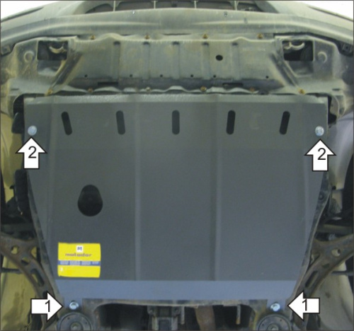 Защита картера двигателя и КПП Toyota Harrier I (XU10) 1997-2000 V-2,2, 2,4, 3,0 4WD, RWD Арт. 05001