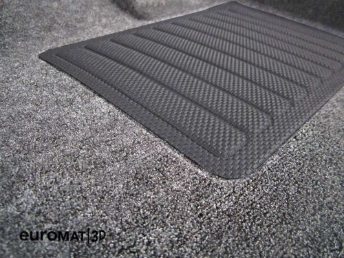 Коврики в салон BMW X5 II (E70) 2006-2010, 3D ткань Euromat Business, Серый, Арт. EMC3D001212G