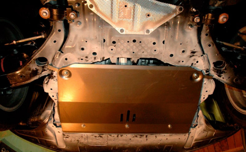 Защита картера двигателя и КПП Mazda CX-4 I 2019- рестайлинг Внедорожник 5 дв. V-2,0 AT Арт. 12.2155