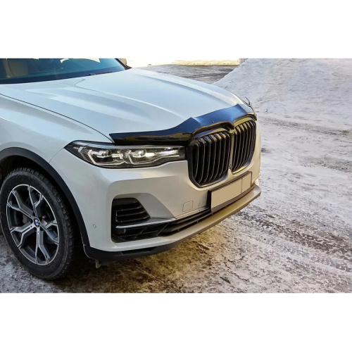 Дефлектор капота BMW X7 I (G07) 2019-2023, на еврокрепеже  Арт. SBMWX71912