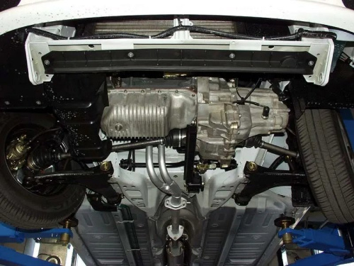 Защита картера двигателя и КПП Daewoo Sens 2002-2009 Седан V-1,3 Арт. 04.0579