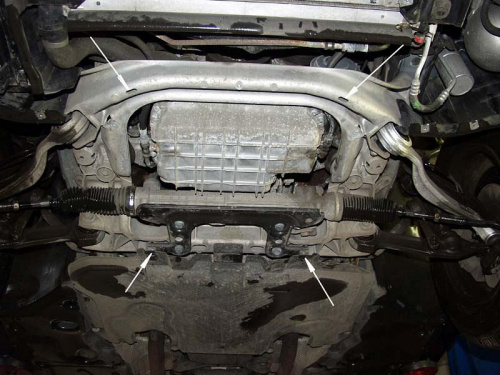 Защита картера двигателя Mercedes-Benz S-Класс IV (W220) 1998-2005 Седан V-3,2 Арт. 13.0261