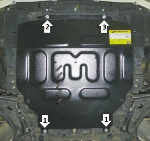 Защита картера двигателя и КПП Suzuki Ertiga II 2018- Минивэн V-1.5 FWD (АКПП) Арт. 72401