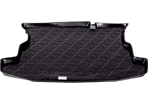 Коврик в багажник Fiat Albea I 2005-2012 рестайлинг Седан, пластик, L.Locker, Черный, Арт. 0115010100