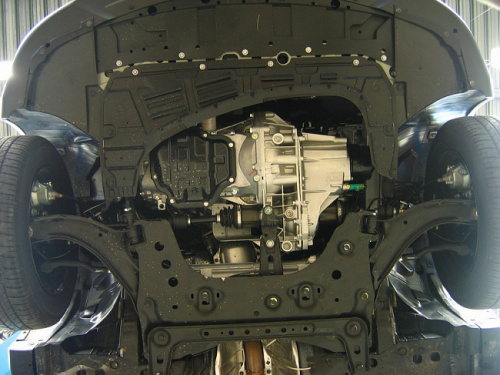 Защита картера двигателя и КПП Nissan NV200 2009-2023 Минивэн V-1,6 FWD для а/м 2010-2016 Арт. 51427