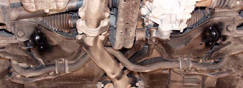 Защита картера двигателя и КПП Nissan Sunny (B14) 1993-1999 Седан V-1,6; 2,0D Арт. 15.0622