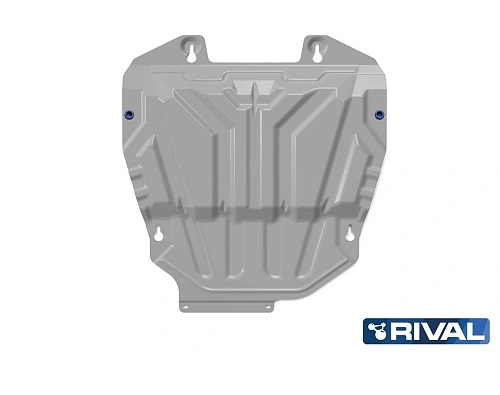 Защита картера двигателя и КПП Toyota RAV4 V (XA50) 2018- V-2.5, 2.0, цинк Арт. ZZZ.9534.1