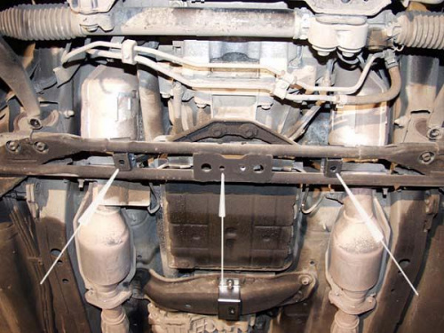 Защита картера двигателя Infiniti FX I (S50) 2002-2006 Внедорожник 5 дв. V-4,5 Арт. 15.1038