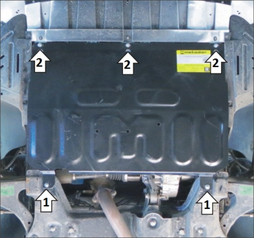 Защита картера двигателя и КПП Kaiyi E5 2021- V-1,5 FWD; только АКПП Арт. 79008