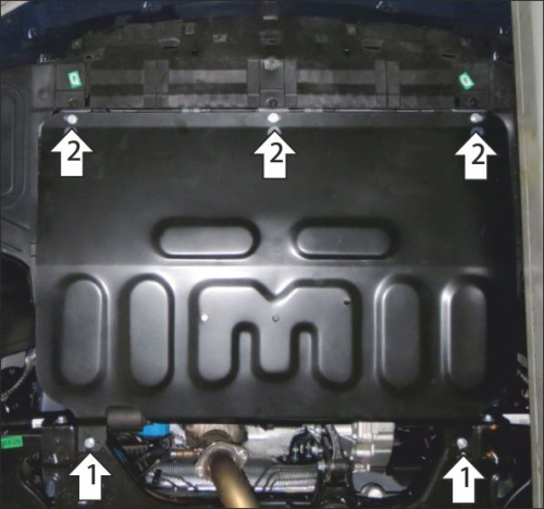 Защита картера двигателя и КПП OMODA S5 2022- V-1.5; 1.5T Арт. 59009