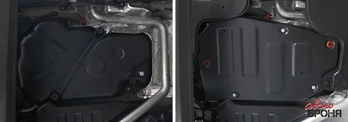 Защита топливного бака Volkswagen Tiguan II 2016-2020 Внедорожник 5 дв. V-1.4(125,150 л.с); передний привод Арт. 111.05121.1