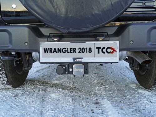 Фаркоп Jeep Wrangler IV (JL) 2017- Внедорожник 3 дв. для а/м 2.0T с 2018 - TCC Арт. TCU00134N