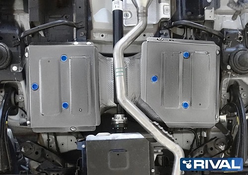 Защита топливного бака Haval Dargo I 2022- Внедорожник 5 дв. V - 2.0 4WD (2 части) Арт. 33394261