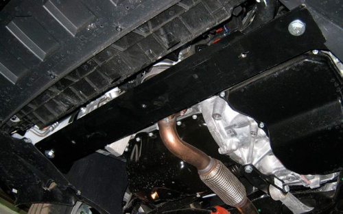 Защита картера двигателя и КПП Volkswagen Polo IV 2001-2005 Хэтчбэк 3 дв. V-1,2; 1,4; 1,6 Арт. 26.2088 V3