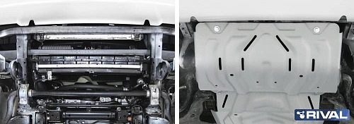 Защита радиатора Mitsubishi L200 V 2015-2019 Пикап V - 2.4d; 2.4d H.P. Арт. 33340462