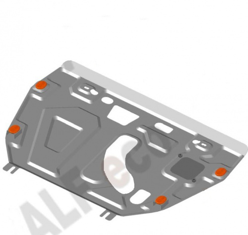 Защита картера двигателя и КПП Lexus LX III 2015-2023 FL2 V-2,0T Арт. ALF1212st