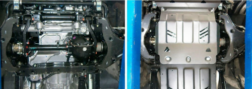 Защита картера двигателя Mitsubishi L200 V 2015-2019 V-2.4D Арт. 2333404116