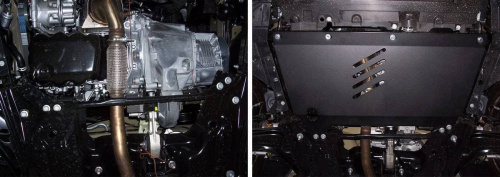 Защита картера двигателя и КПП Citroen C3 Picasso I 2008-2012 Минивэн V - 1.4, 1.6 Арт. 111.1202.1