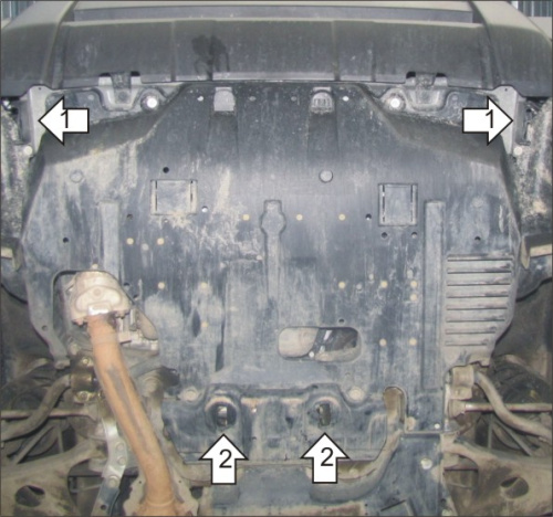 Защита картера двигателя Subaru Forester IV (SJ/S13) 2012-2016 V-2,0, 2,5 4WD для а/м 2013-2018 Арт. 02234