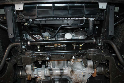 Защита картера двигателя Infiniti QX56 I 2004-2007 Внедорожник 5 дв. V-5,6, 315 л.с. Арт. 15.0776