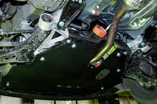 Защита картера двигателя и КПП Skoda Fabia I (6Y) 1999-2004 Универсал V-1,4 75hp-101hp Арт. 21.0518