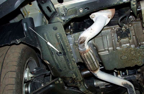 Защита картера двигателя и КПП Opel Combo C 2003-2011 Рестайлинг Минивэн V-1,4 Арт. 16.0609