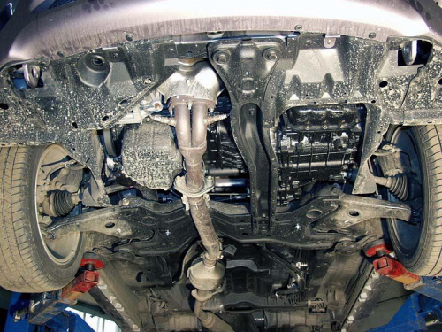 Защита картера двигателя и КПП Mitsubishi Grandis 2003-2011 Минивэн V-2,4 Арт. 14.0734
