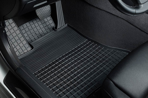 Коврики в салон BMW X7 I (G07) 2019-2023, резина Seintex "сетка", Черный, на три ряда сидений 7 мест комплектация Арт. 93123