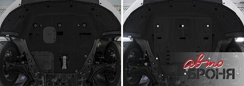 Защита картера двигателя и КПП Hyundai Sonata VIII (DN8) 2019- Седан V - 2.0; 2.5 Арт. 111.02861.1