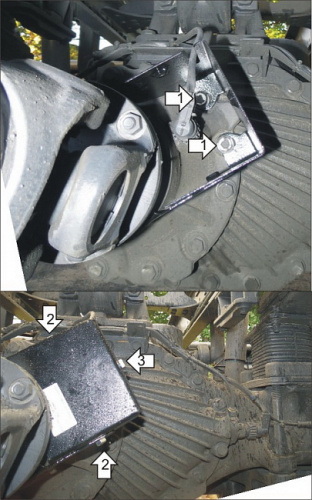 Защита датчика температуры моста Mercedes-Benz Actros III 2008-2012 Грузовик V-11,9D RWD Арт. 21205