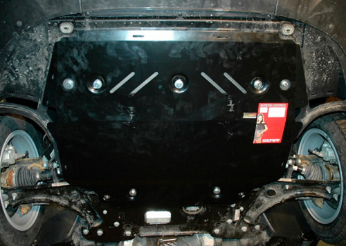 Защита картера двигателя и КПП Skoda Octavia II (A5) 2008-2013 FL Лифтбек V-1,4; 1,4 TSI; 1,6; 1,8 TSI; 2,0TDi 4x4 Арт. 21.1988