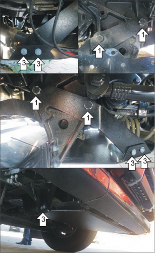 Защита змеевика компрессора MAN TGX 2020- V-12,4D для а/м 2007-2021 (Для автомобилей с передним противоподкатным брусом) Арт. 24818