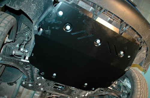 Защита картера двигателя и КПП Skoda Octavia II (A5) 2008-2013 FL Лифтбек V-1,4; 1,4 TSI; 1,6; 1,8 TSI; 2,0TDi 4x4 Арт. 21.1988