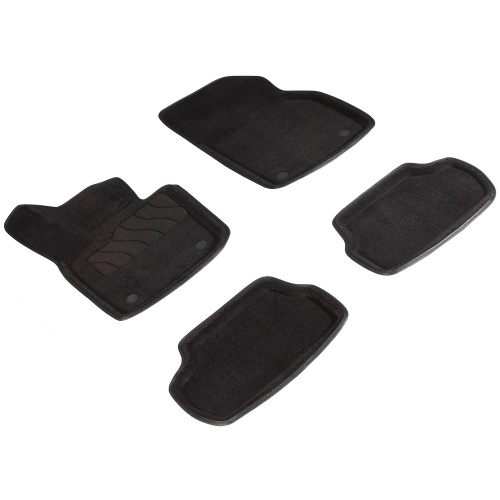 Коврики в салон MINI Hatch III (F56) 2013-2018 Хэтчбэк 3 дв., 3D ткань Seintex , Черный, Арт. 94738
