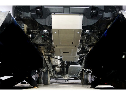 Комплект защит JAC T6 2015- Пикап V-2,0T 4WD (бенз); для а/м 2021- (Защита: картера, переднего моста, КПП, РК, бака) Арт. ZKTCC00550K