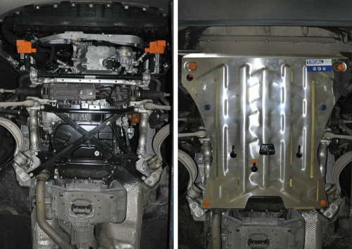 Защита картера двигателя и КПП Audi Q5 I (8R) 2008-2012 Арт. 333.0321.1